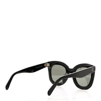 Celine Oversized Round Sunglasses CL4005FN Black 4 of 9