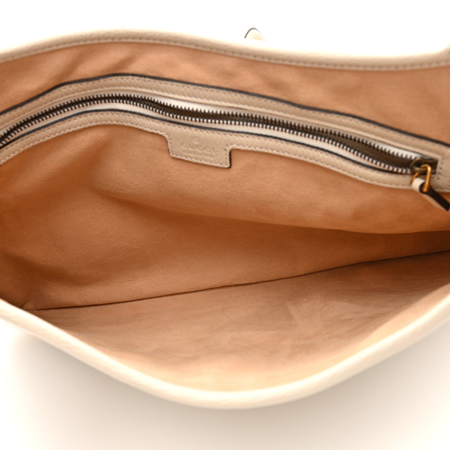 Goatskin Medium Aphrodite Shoulder Bag Mystic White