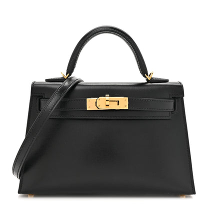 Hermes Box Mini Kelly Sellier 20 Black 1 of 11