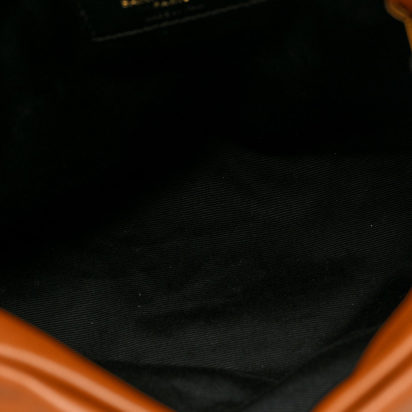 Lambskin Quilted Small Loulou Puffer Monogram Chain Satchel Dark Honey