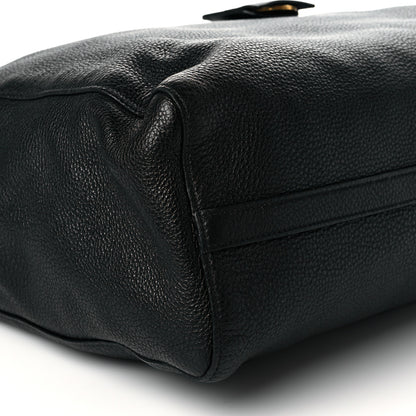 Prada Vitello Daino Tote Black 8 of 10