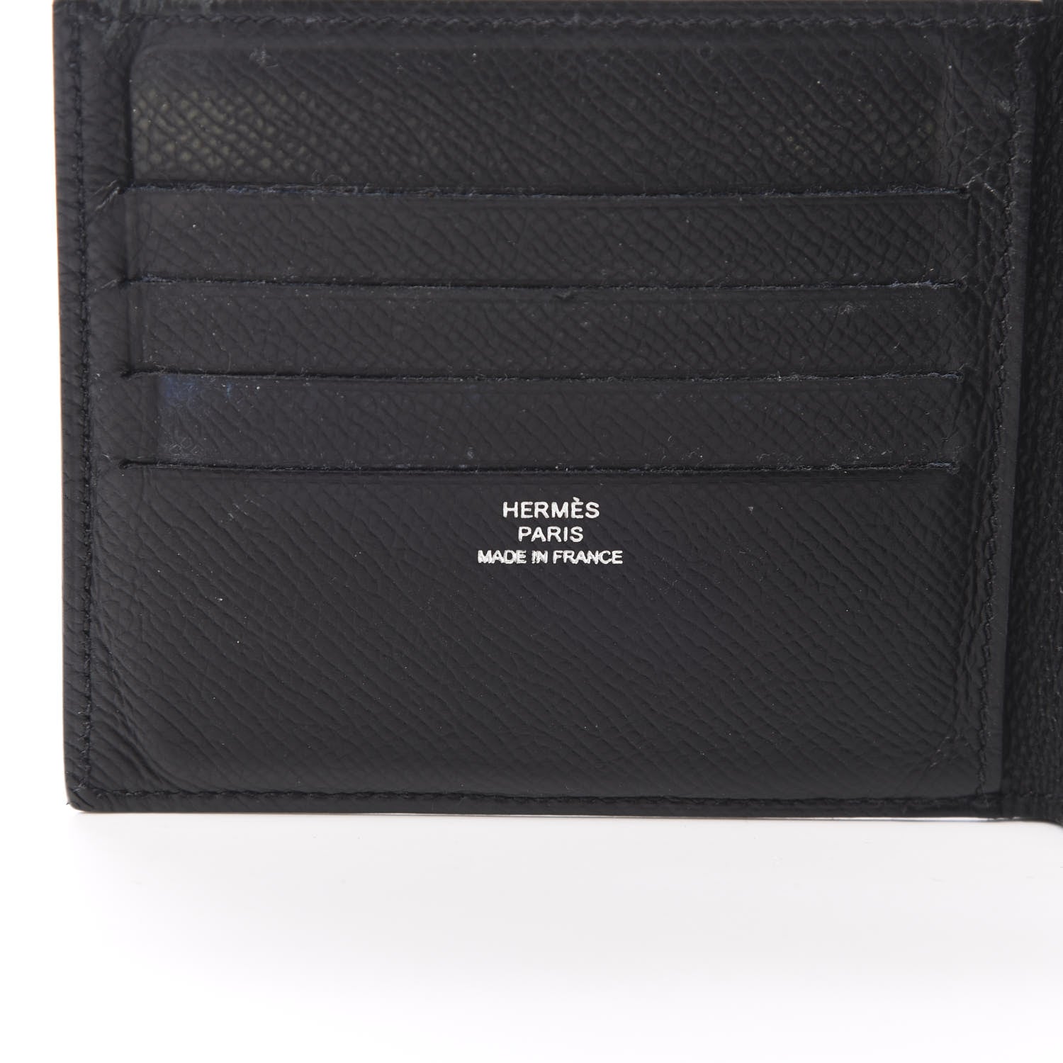 Hermes Epsom MC2 Copernic Compact Wallet Black 6 of 8