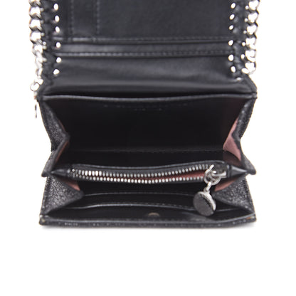 Stella McCartney Shaggy Deer Falabella Small Wallet Black 5 of 6