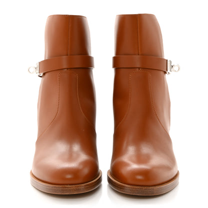 Hermes Calfskin Frenchie 50 Ankle Boots 36 Naturel 2 of 9