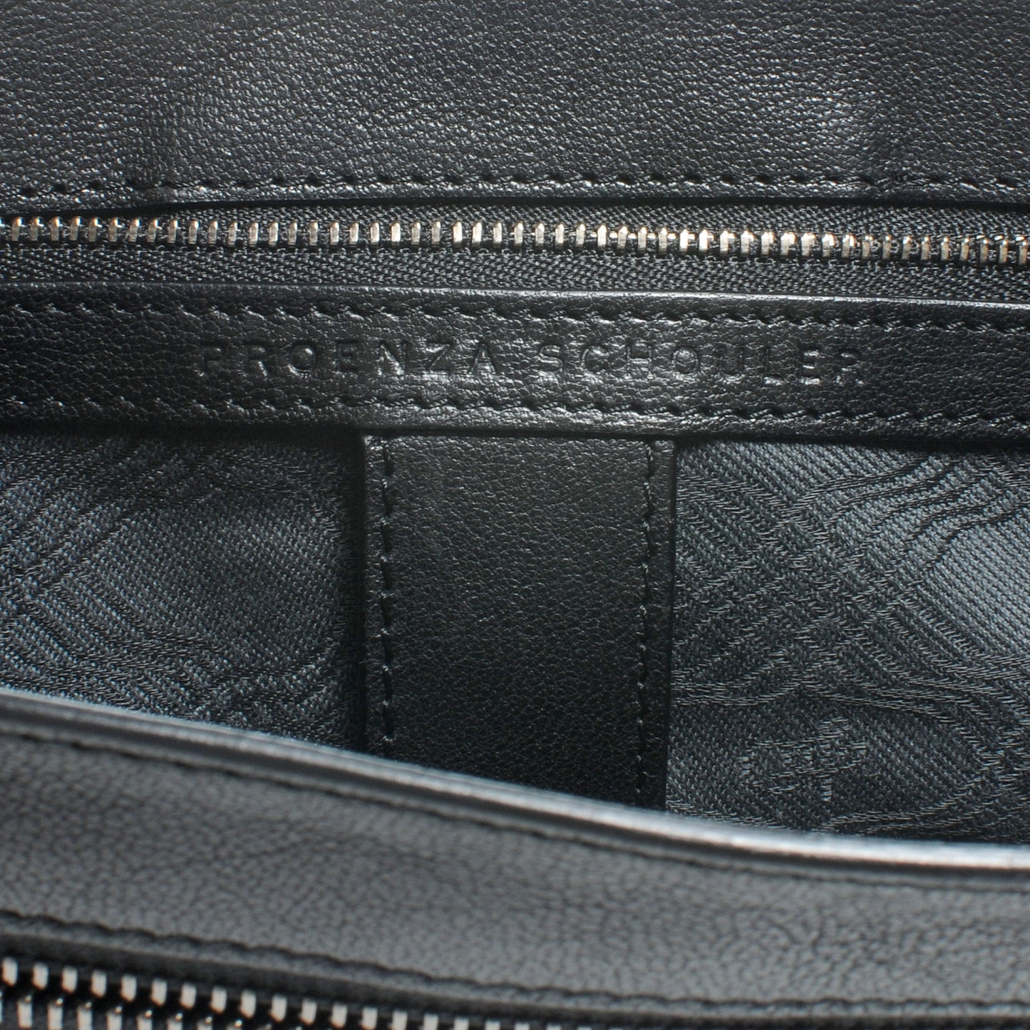 Lambskin PS1 Large Satchel Black