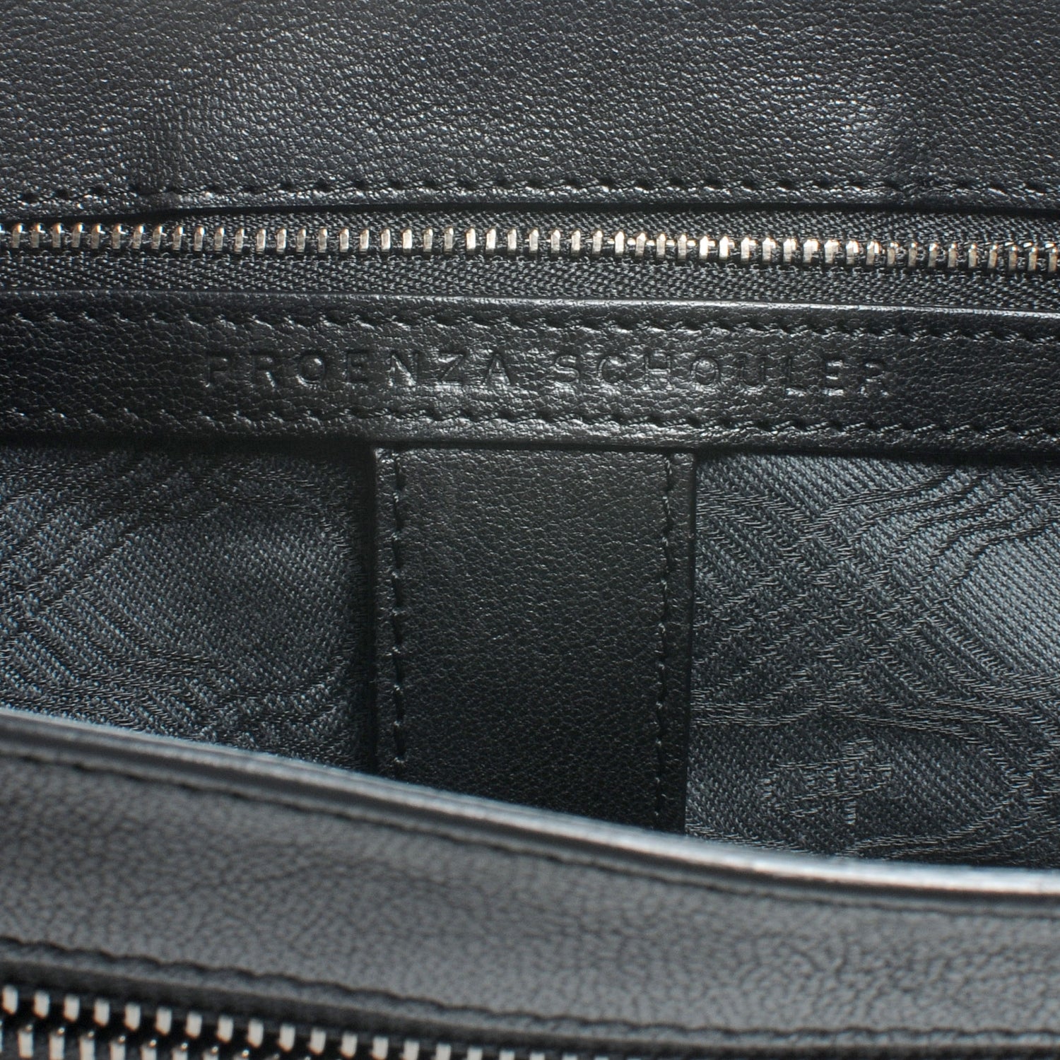 Proenza Schouler Lambskin PS1 Large Satchel Black 6 of 8