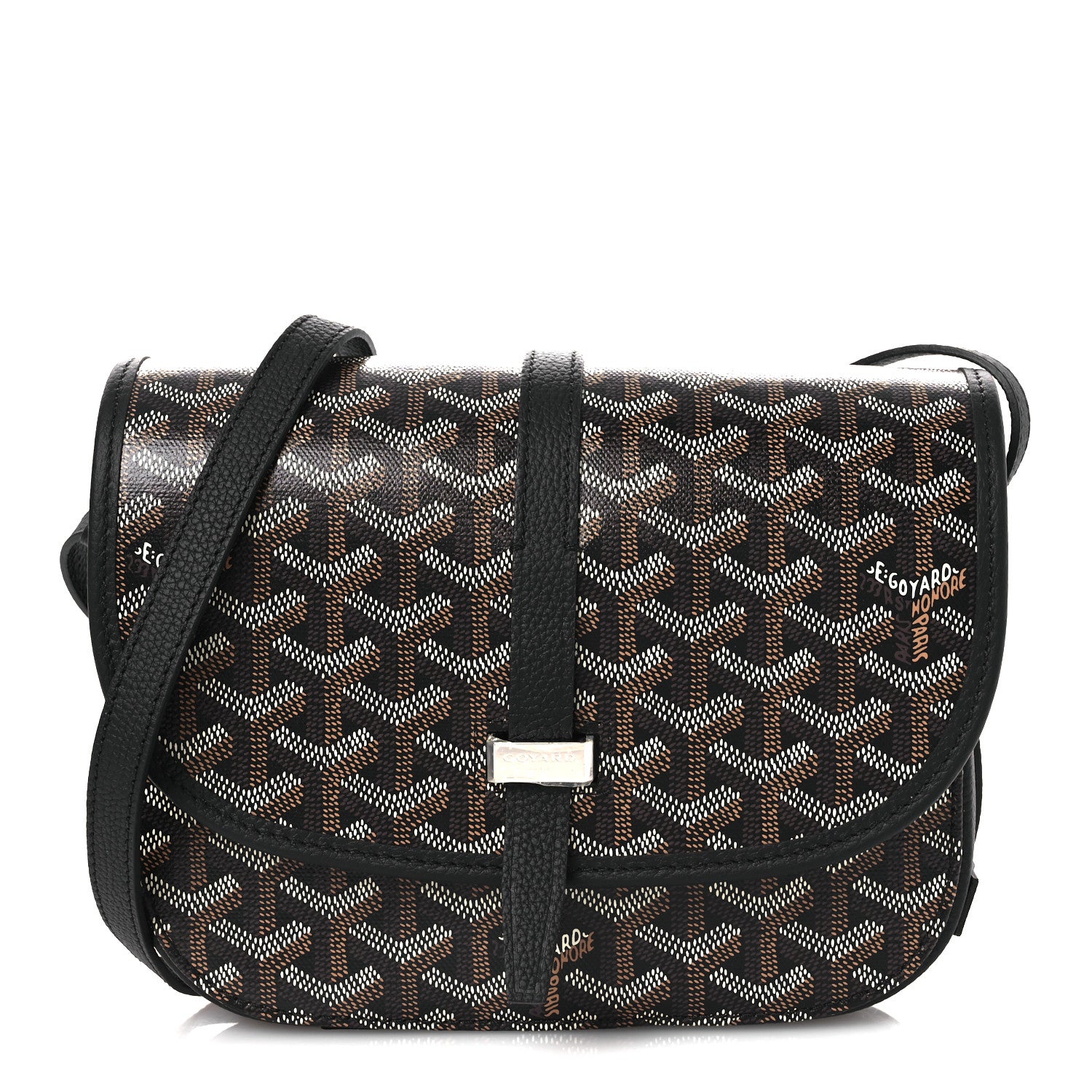 Goyard Goyardine Belvedere II PM Messenger Bag Black 1 of 10