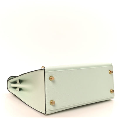 Hermes Epsom Kelly Sellier 25 Vert Peppermint 4 of 11