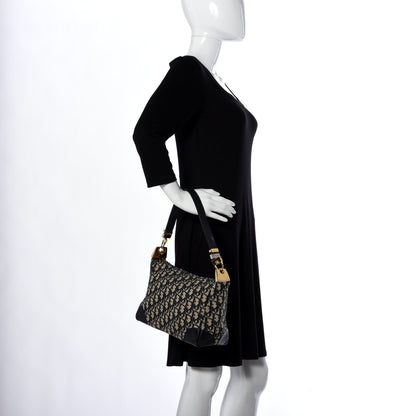 Christian Dior Monogram Shoulder Bag Blue 2 of 9
