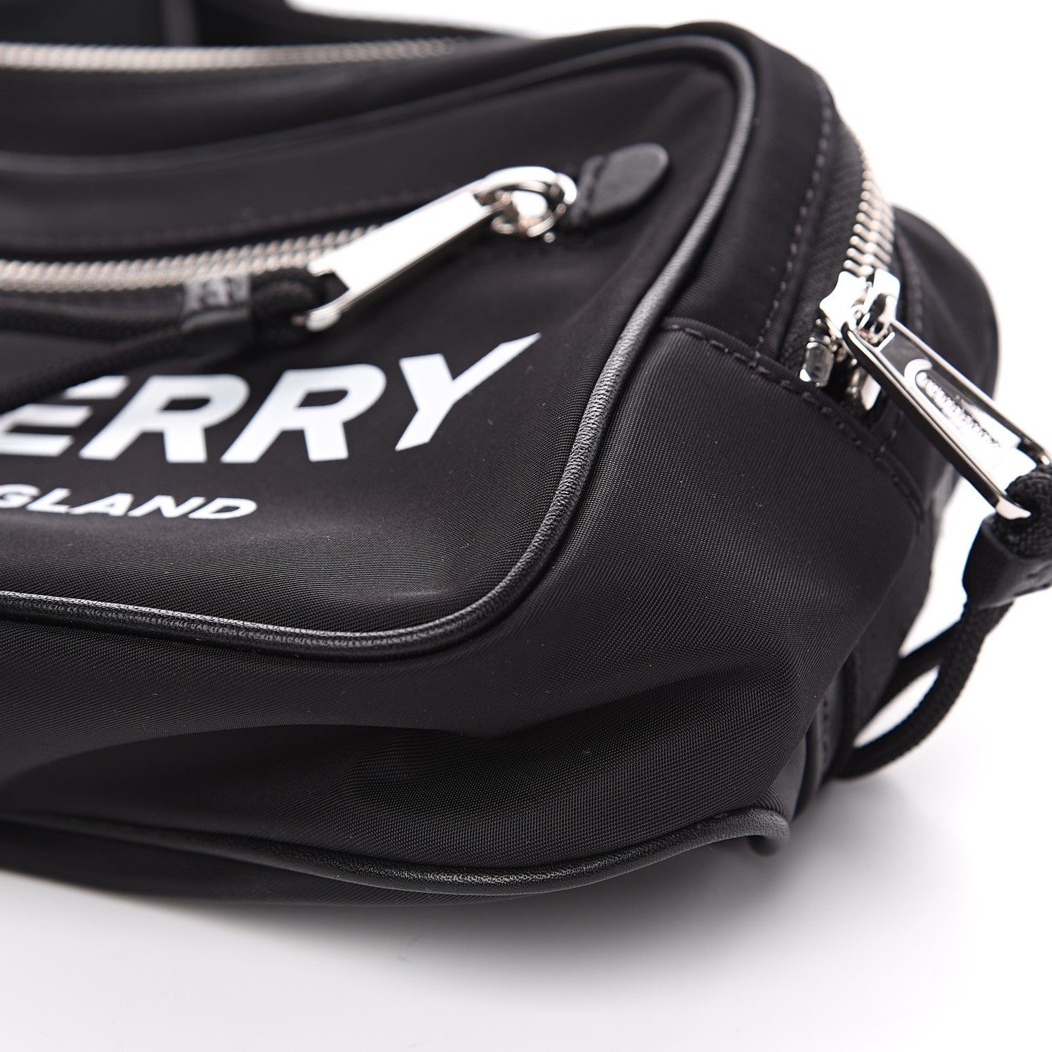 Burberry Econyl Logo Print Bum Bag Black 9 of 9
