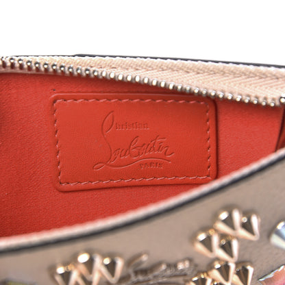Christian Louboutin Calfskin Loubinthesky Panettone Zip Card Holder Ballerina 6 of 7