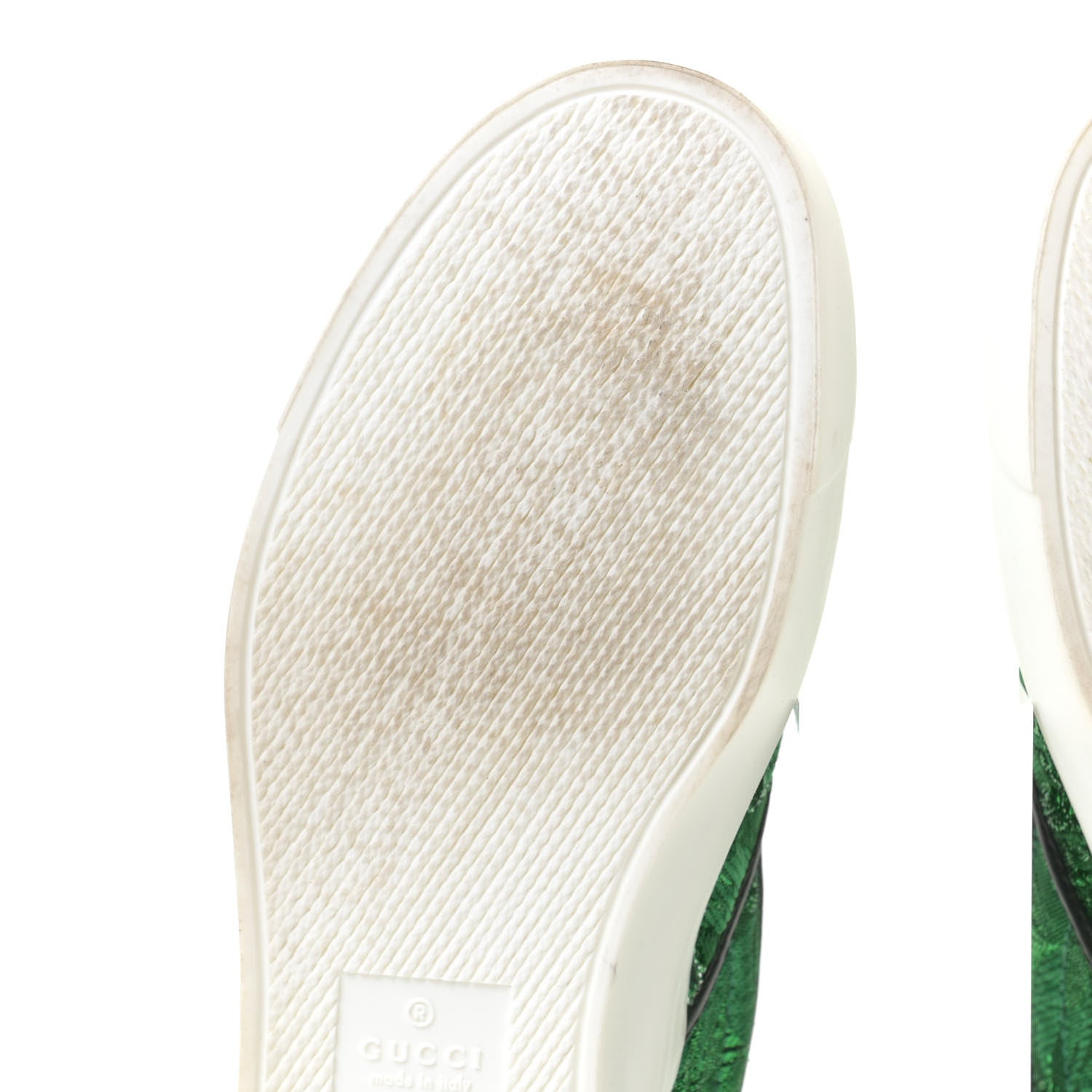 Gucci Brocade Ladybug Embroidered Slip On Sneakers 36.5 7 of 13