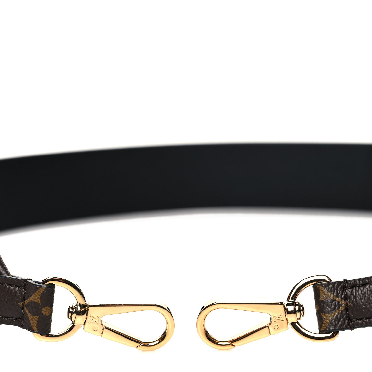 Louis Vuitton Monogram Bandouliere Shoulder Strap Black 3 of 5