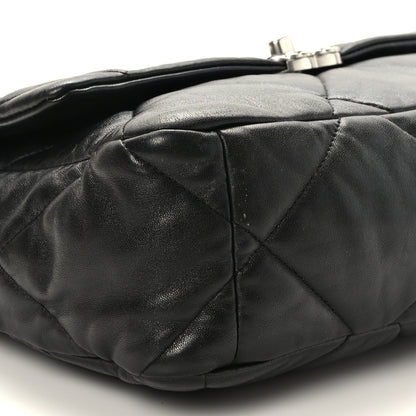 Chanel Lambskin Quilted Large Chanel 19 Flap Black 8 of 10