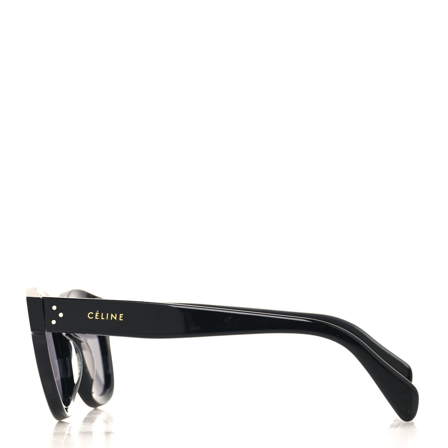 Acetate Bevel Cat Sunglasses CL 41384/F/S Black