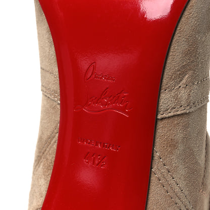 Christian Louboutin Veau Velours Santia Botta 85 Tall Boots 41.5 Lionne 8 of 14