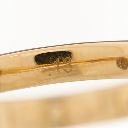 Gucci 18K Yellow Gold Turquoise Diamond Le Marche Des Merveilles Feline Ring 53 6.25 6 of 8