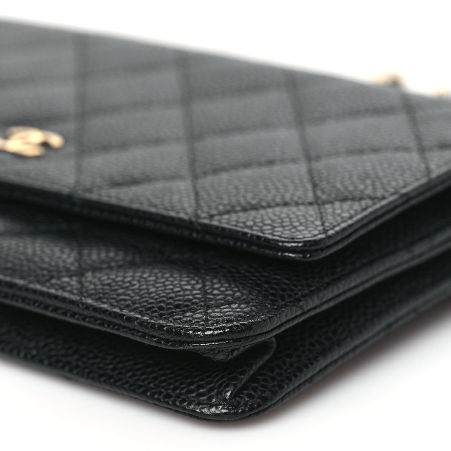 Chanel Caviar Quilted Wallet on Chain WOC Black 11 of 11