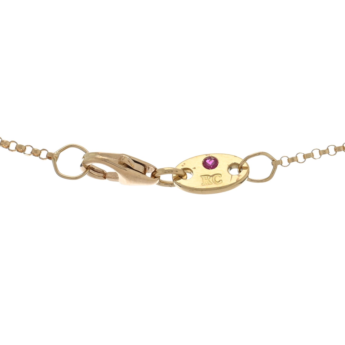 18K Yellow Gold Diamond Medium Venetian Princess Flower Pendant Necklace