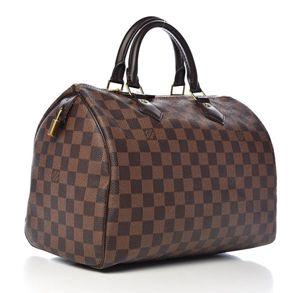 Louis Vuitton Damier Ebene Speedy 30 3 of 10