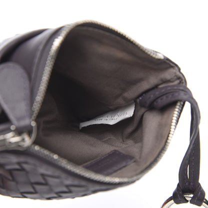 Bottega Veneta Nappa Intrecciato Key Holder Ebano 7 of 8