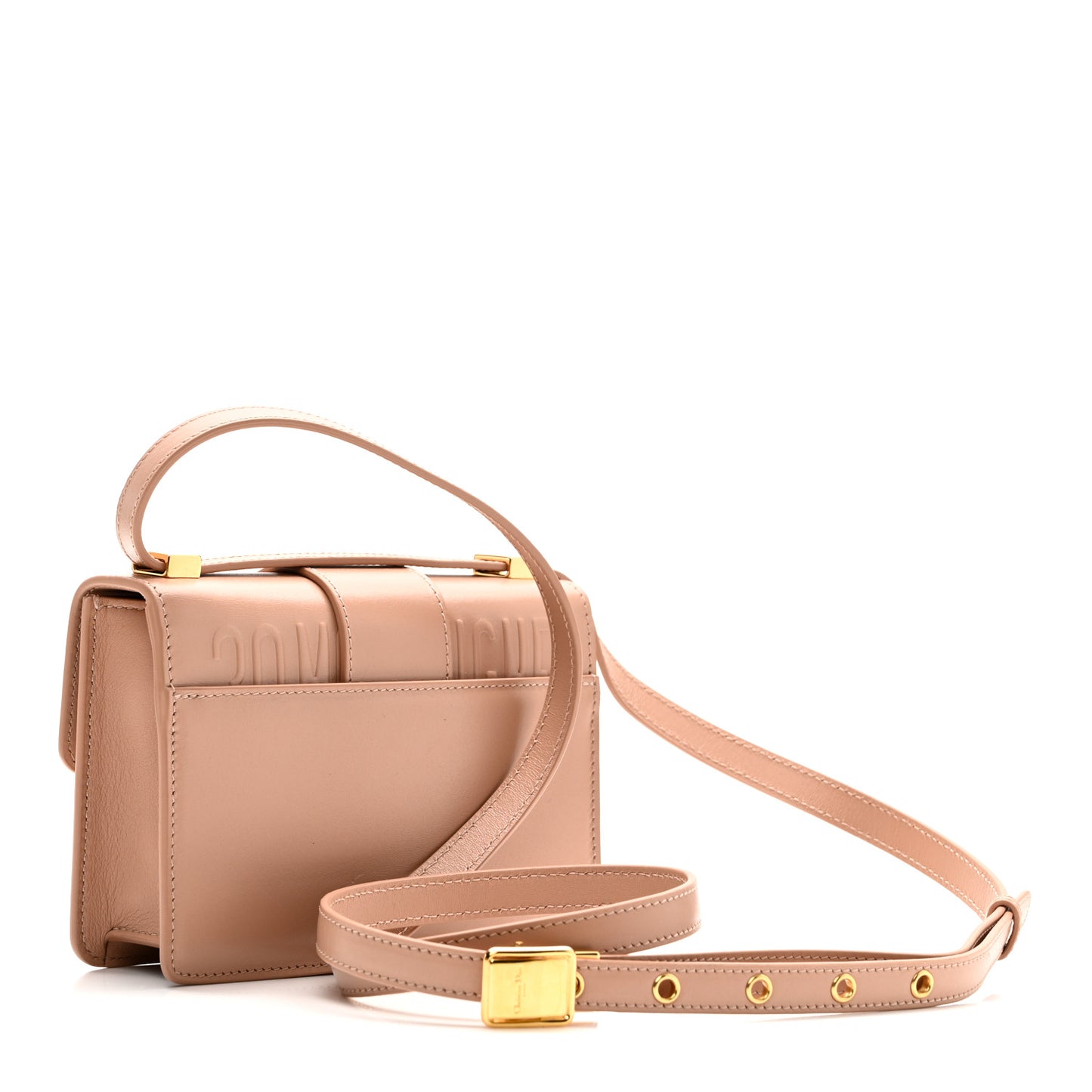Smooth Calfskin Micro 30 Montaigne Flap Bag Rose Des Vents
