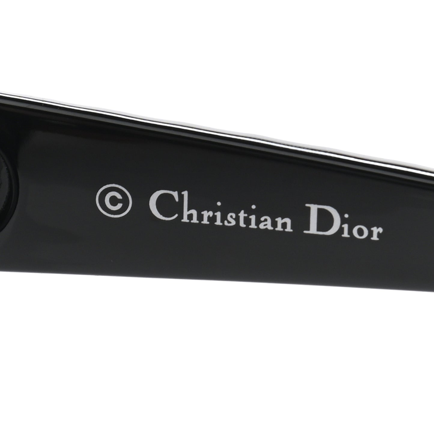 Resin Micro-Cannage Dior Lady 1A Sunglasses Silver Black