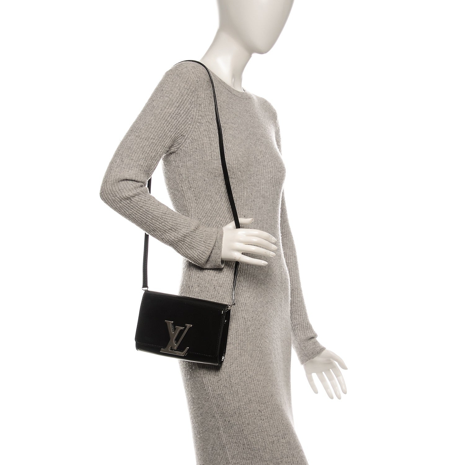 Louis Vuitton Electric Epi Louise Strap PM Black 2 of 7