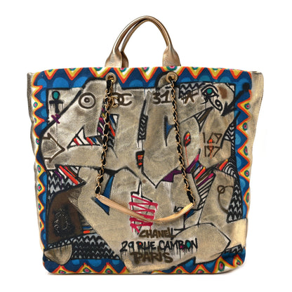 Chanel Graffiti Printed Canvas Street Spirit Tote Multicolor 1 of 8