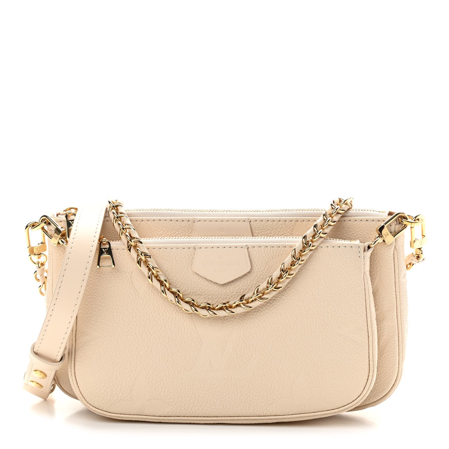 Louis Vuitton Empreinte Monogram Giant Multi Pochette Accessories Cream 1 of 10