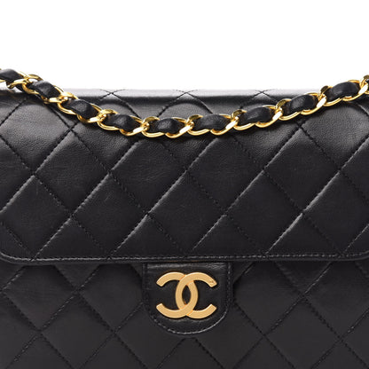 Chanel Lambskin Quilted Mini Square Flap Bag Black 10 of 10