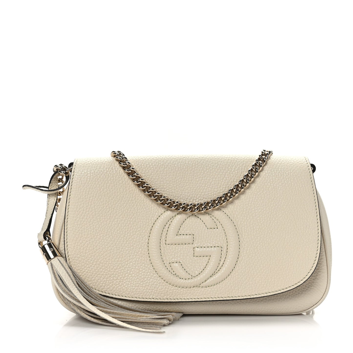 Cellarius Calfskin Medium Soho Flap Crossbody Ivoire