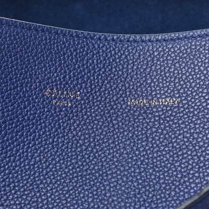 Celine Soft Grained Calfskin Small Belt Cabas Phantom Indigo 7 of 10
