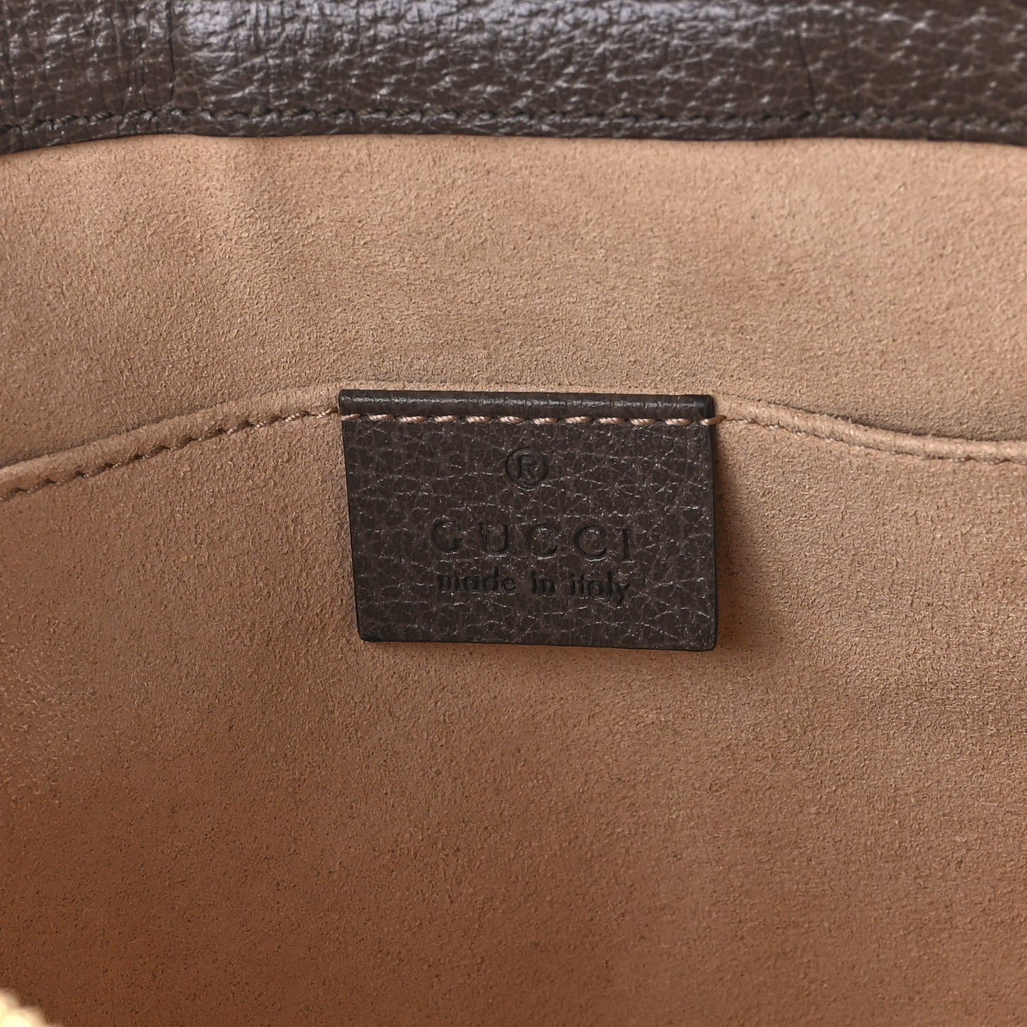 GG Supreme Monogram Small Ophidia Tote Bag Brown