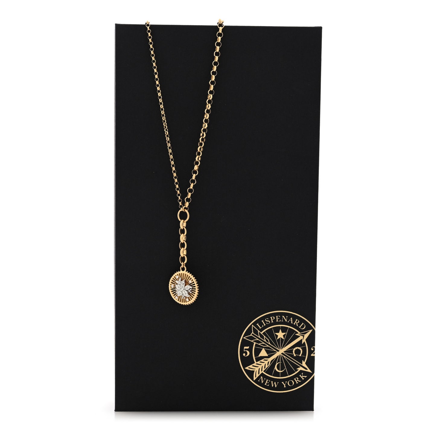 18K Yellow White Gold Diamond Resilience Medium Mixed Belcher Extension Chain Necklace