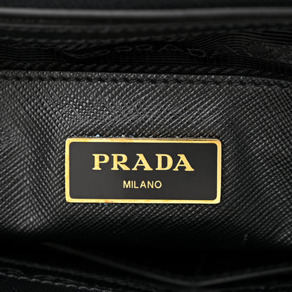 Prada Saffiano Medium Galleria Double Zip Tote Black 8 of 14