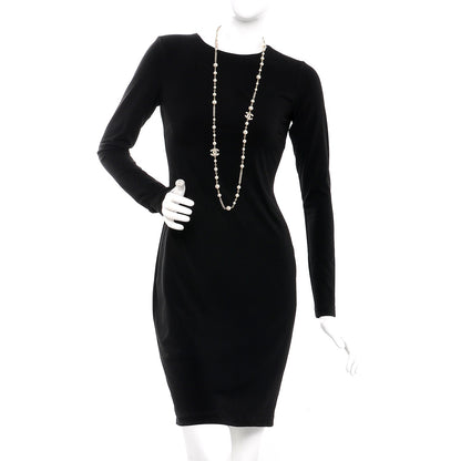 Chanel Pearl Long CC Necklace Gold 2 of 6