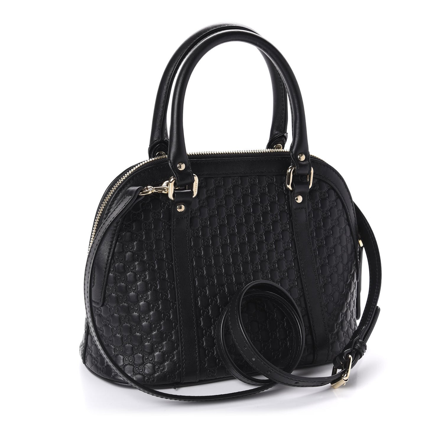 Microguccissima Mini Dome Bag Black