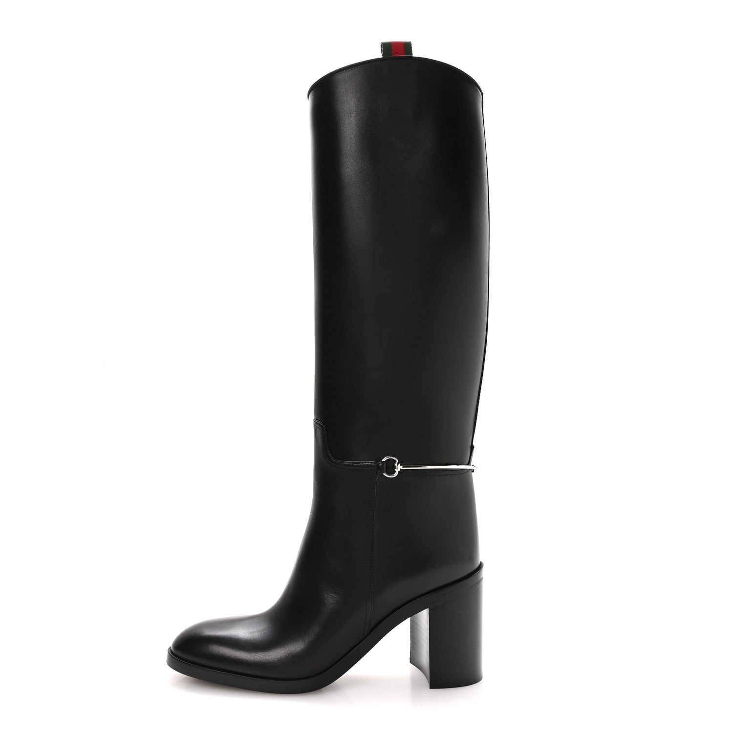 Gucci Marot Lux Charlotte Knee High 40 Black 1 of 9