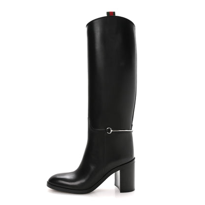 Gucci Marot Lux Charlotte Knee High 40 Black 1 of 9