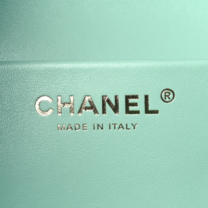 Chanel Suede Calfskin Small Souplissimo Maxi Flap Green 11 of 22