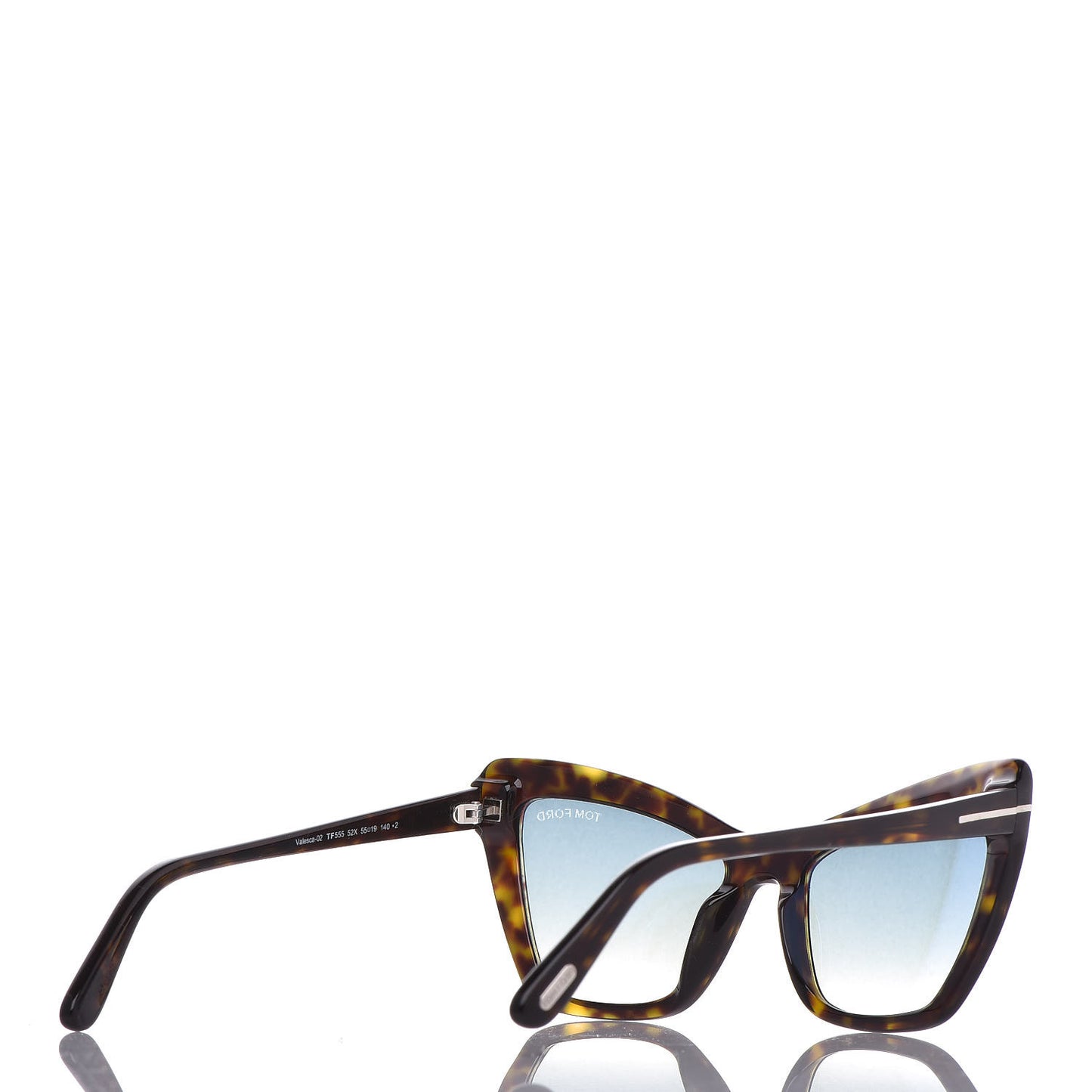 Valesca Cat Eye Sunglasses TF555 Tortoise