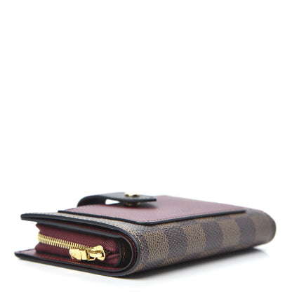 Louis Vuitton Damier Ebene Juliette Wallet Bordeaux Black 4 of 7