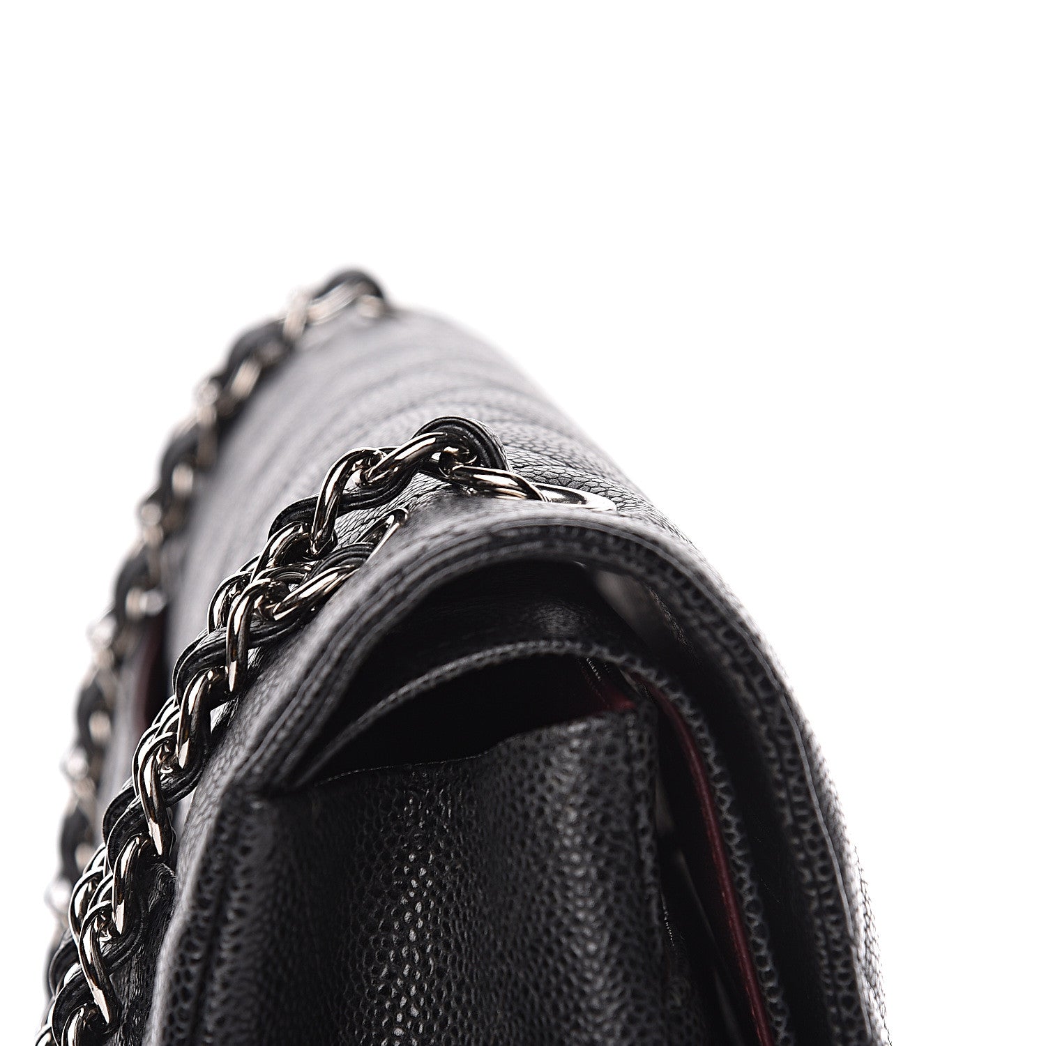 Chanel Caviar Quilted Maxi Double Flap Black 17 of 19