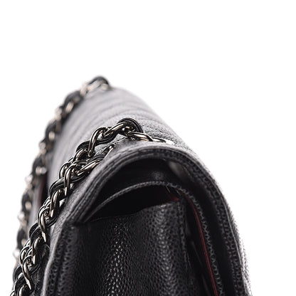 Chanel Caviar Quilted Maxi Double Flap Black 17 of 19