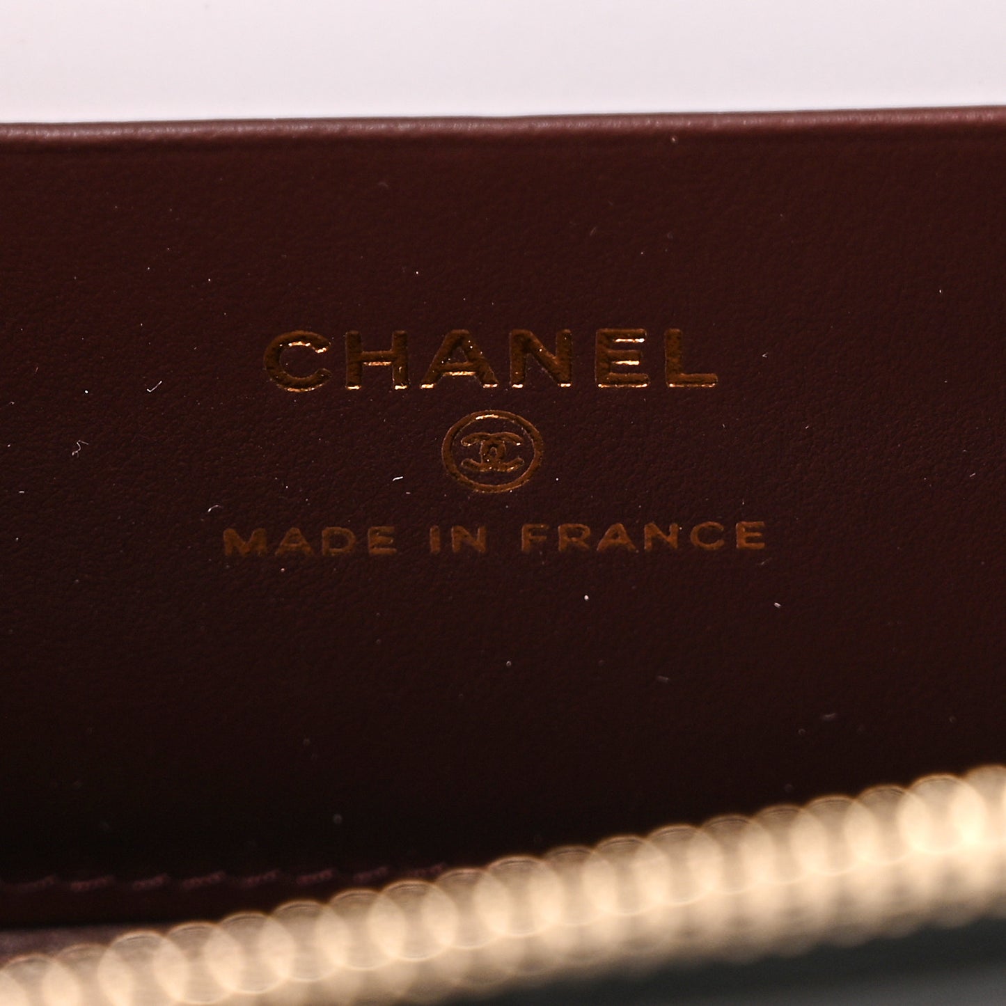 Caviar Quilted Small Vanity Case With Chain Black Black