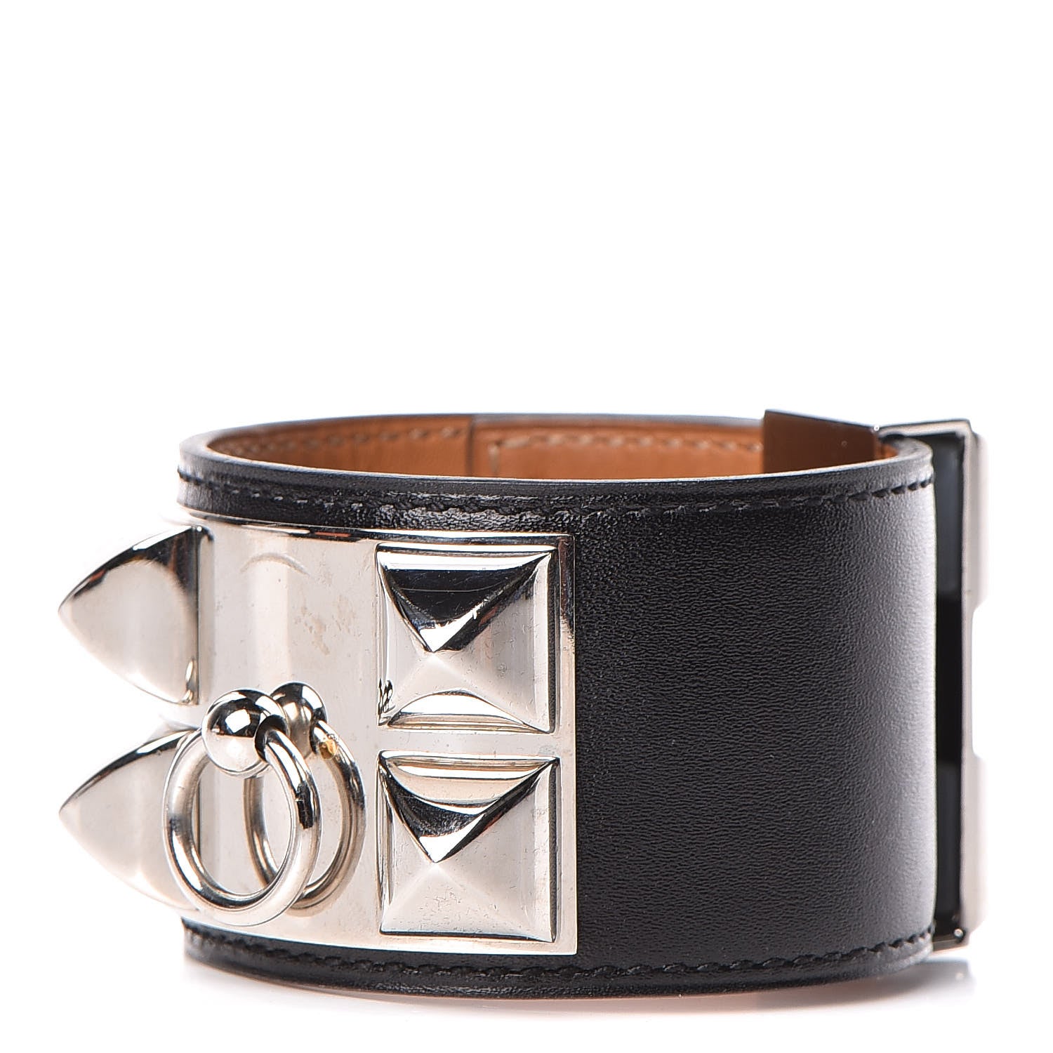 Hermes Box Collier de Chien CDC Bracelet S Black 1 of 6