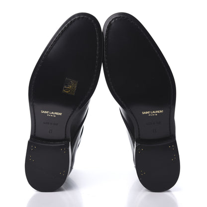 Saint Laurent Calfskin Dare 25 Jodhpur Ankle Boots 41 Black 5 of 9