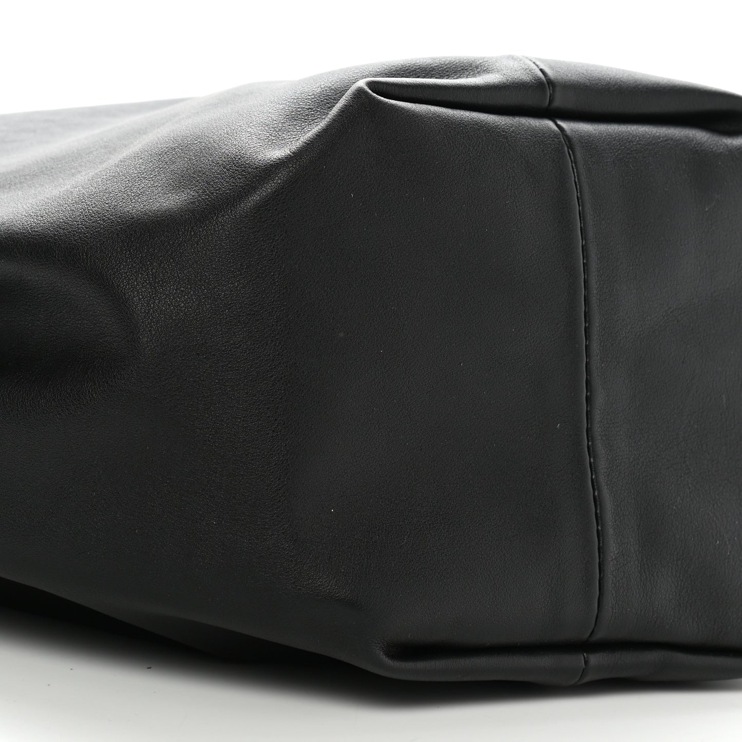Calfskin Teen Double Knot Hobo Black