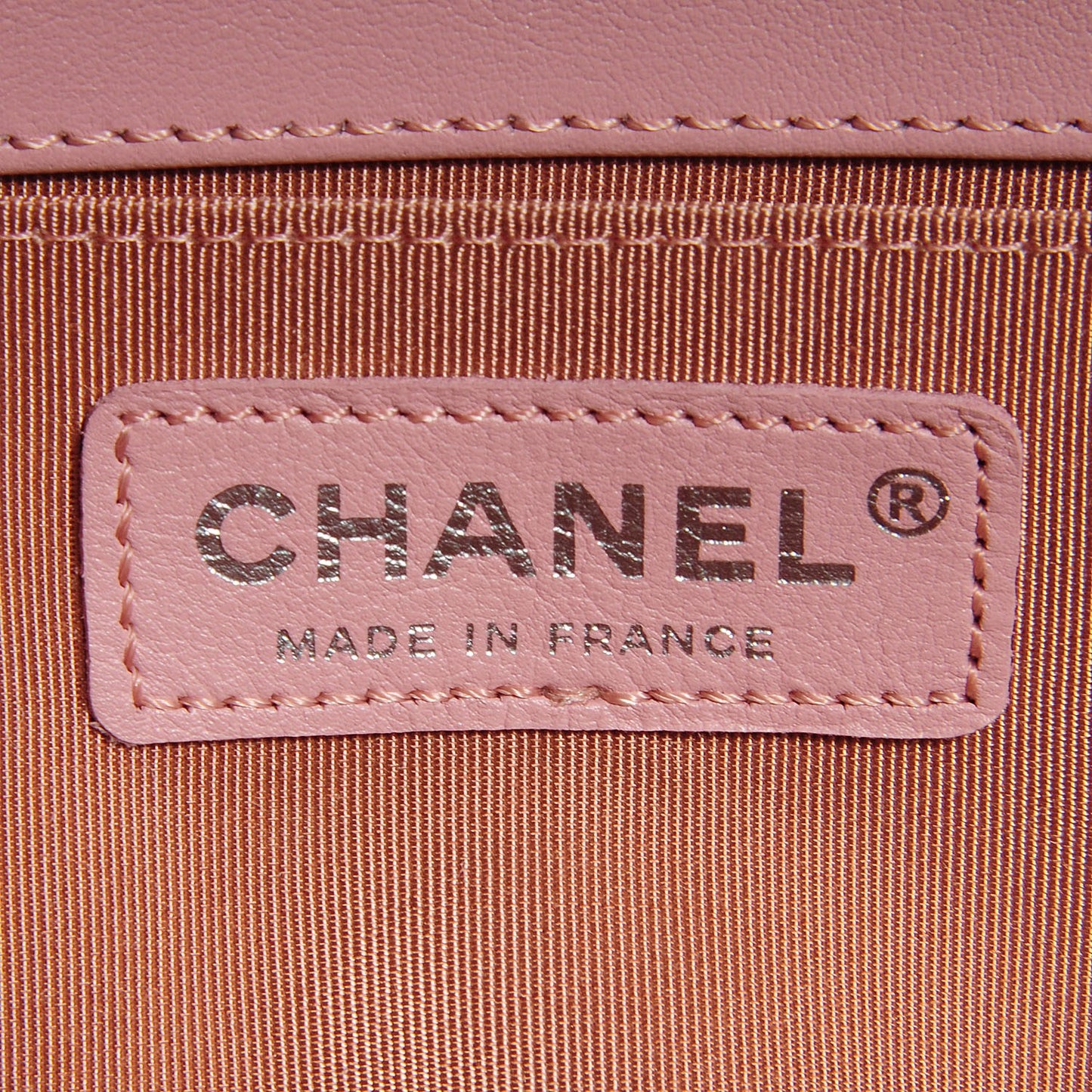 Lambskin Quilted Medium Boy Flap Light Pink